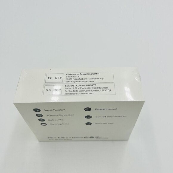 Wireless Earbuds Bluetooth Headphones for Workouts Sweat Resistant Sealed Box - Picture 3 of 4